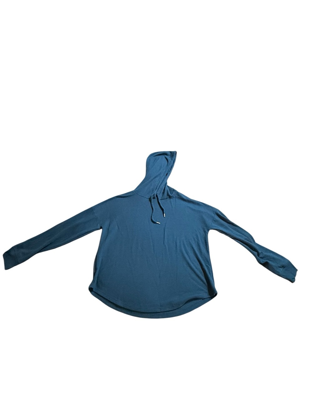 Victorias Secret Teal Blue Pullover Hoodie Small Oversized Slouchy Loungewear
